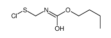 butyl N-(chlorosulfanylmethyl)carbamate Structure