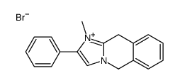 1-methyl-2-phenyl-5,10-dihydroimidazo[1,2-b]isoquinolin-4-ium,bromide结构式