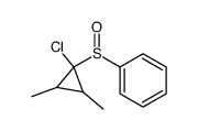 1-Chlor-1-phenylsulfinyl-2,3-dimethyl-cyclopropan Structure