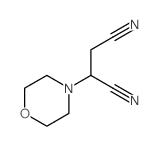 2-(4-Morpholinyl)succinonitrile结构式