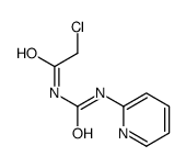 2-chloro-N-(pyridin-2-ylcarbamoyl)acetamide Structure