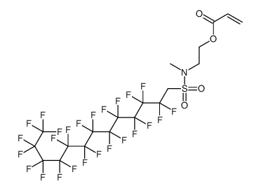 2-[methyl[(2,2,3,3,4,4,5,5,6,6,7,7,8,8,9,9,10,10,11,11,12,12,13,13,13-pentacosafluorotridecyl)sulphonyl]amino]ethyl acrylate picture