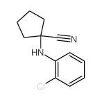 Cyclopentanecarbonitrile,1-[(2-chlorophenyl)amino]- structure