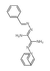 Ethanediimidic acid,1,2-bis[2-(phenylmethylene)hydrazide] Structure