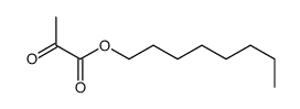 octyl 2-oxopropanoate Structure