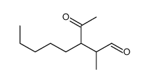 3-acetyl-2-methyloctanal Structure