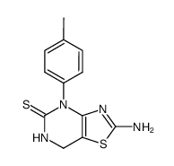 2-amino-4-p-tolyl-6,7-dihydro-4H-thiazolo[4,5-d]pyrimidine-5-thione Structure