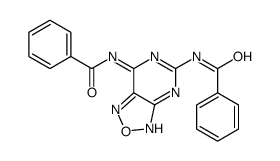 N-(5-benzamido-[1,2,5]oxadiazolo[3,4-d]pyrimidin-7-yl)benzamide Structure