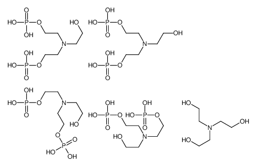 2,2'-[(2-hydroxyethyl)imino]bisethyl bis(dihydrogen phosphate), compound with 2,2',2''-nitrilotris[ethanol] (1:4) picture