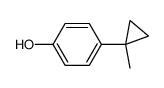 Phenol, 4-(1-methylcyclopropyl)- (9CI)结构式