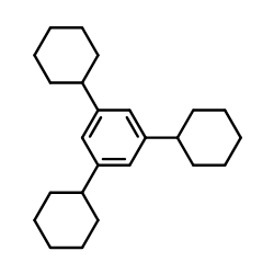 1,3,5-Tricyclohexylbenzene Structure