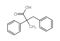 2-methyl-2,3-diphenyl-propanoic acid structure