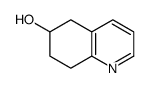 5,6,7,8-Tetrahydro-6-quinolinol结构式