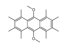 9,10-dimethoxy-1,2,3,4,5,6,7,8-octamethylanthracene结构式