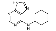 N-cyclohexyl-7H-purin-6-amine Structure