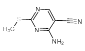 4-氨基-2-(甲基硫代)嘧啶-5-星空app结构式