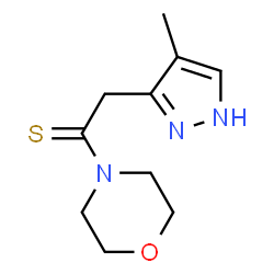 Morpholine, 4-[2-(4-methyl-1H-pyrazol-3-yl)-1-thioxoethyl]- (9CI) picture