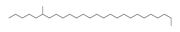 6-methylhexacosane Structure