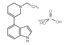 1H-Indole, 4-(1-ethyl-1,2,5,6-tetrahydro-3-pyridinyl)-, phosphate (1:1 )结构式