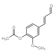 4-乙酰氧基-3-甲氧基肉桂醛图片