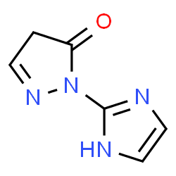 2-Pyrazolin-5-one,1-(2-imidazolyl)- (5CI)结构式