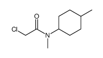 2-CHLORO-N-METHYL-N-(4-METHYLCYCLOHEXYL)ACETAMIDE Structure