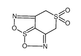 1,7-dioxa-2,6-diaza-4,4-dioxide-4,7a-dithia-3H,5H-benzo(cd)pentalene Structure