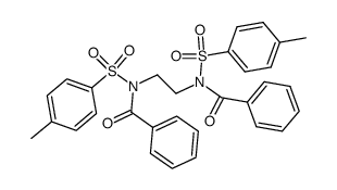 1,2-bis-[benzoyl-(toluene-4-sulfonyl)-amino]-ethane Structure