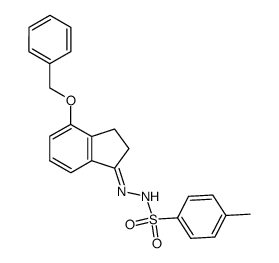 4-benzyloxyindanone tosylhydrozone结构式