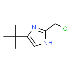 1H-Imidazole,2-(chloromethyl)-5-(1,1-dimethylethyl)-结构式