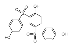 2,4-bis[(4-hydroxyphenyl)sulfonyl]phenol Structure