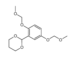 2,5-bis(methoxymethoxy)benzaldehyde 1,3-propanediol acetal Structure