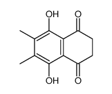 5,8-dihydroxy-6,7-dimethyl-2,3-dihydronaphthalene-1,4-dione结构式