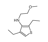 2,4-diethyl-N-(2-methoxyethyl)thiophen-3-amine Structure