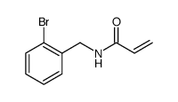 2-PROPENAMIDE, N-[(2-BROMOPHENYL)METHYL]- Structure