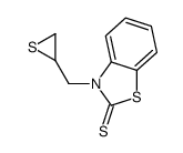 3-(thiiran-2-ylmethyl)-1,3-benzothiazole-2-thione Structure