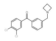 3'-AZETIDINOMETHYL-3,4-DICHLOROBENZOPHENONE picture