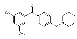 3,5-DIMETHYL-4'-PIPERIDINOMETHYL BENZOPHENONE picture