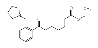 ETHYL 7-OXO-7-[2-(PYRROLIDINOMETHYL)PHENYL]HEPTANOATE图片