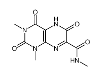 7-Pteridinecarboxamide,1,2,3,4,5,6-hexahydro-N,1,3-trimethyl-2,4,6-trioxo-结构式