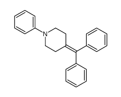 4-benzhydrylidene-1-phenylpiperidine Structure