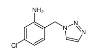 5-chloro-2-(triazol-1-ylmethyl)aniline Structure