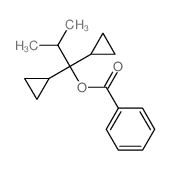 1-Propanol,1,1-dicyclopropyl-2-methyl-, benzoate (7CI)结构式