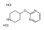 2-piperidin-4-yloxypyrimidine,dihydrochloride结构式