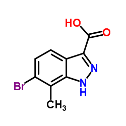 6-Bromo-7-methyl-1H-indazole-3-carboxylic acid picture