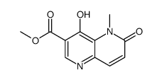 methyl 4-hydroxy-5-methyl-6-oxo-5,6-dihydro-1,5-naphthyridine-3-carboxylate Structure