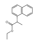 ethyl 2-(naphthalen-1-yl)propanoate结构式