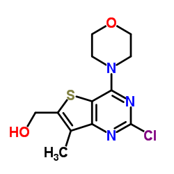 [2-Chloro-7-methyl-4-(4-morpholinyl)thieno[3,2-d]pyrimidin-6-yl]methanol图片