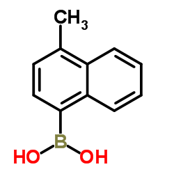 4-甲基-1-萘硼酸结构式