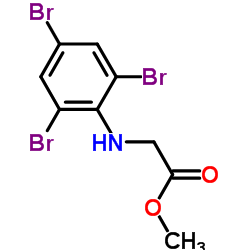 Methyl N-(2,4,6-tribromophenyl)glycinate Structure